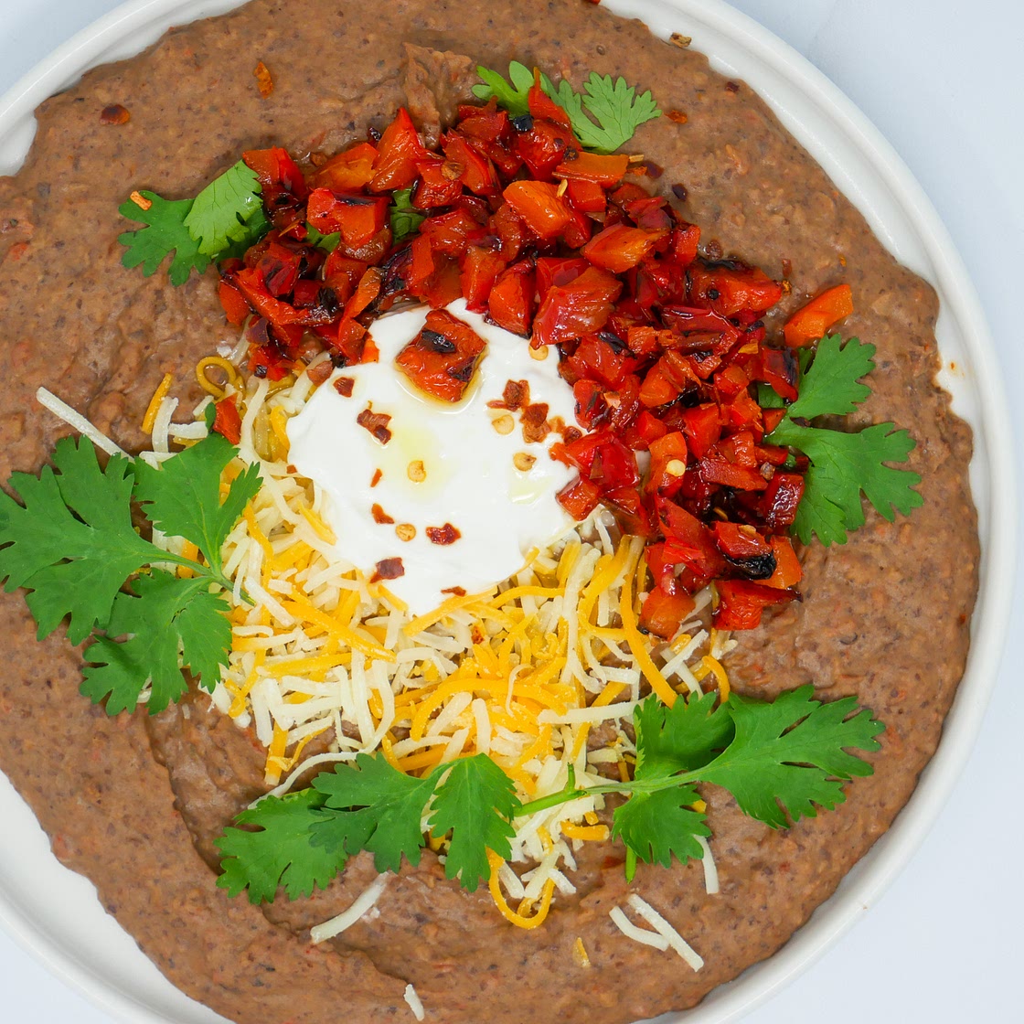 Black Bean Red Pepper Dip