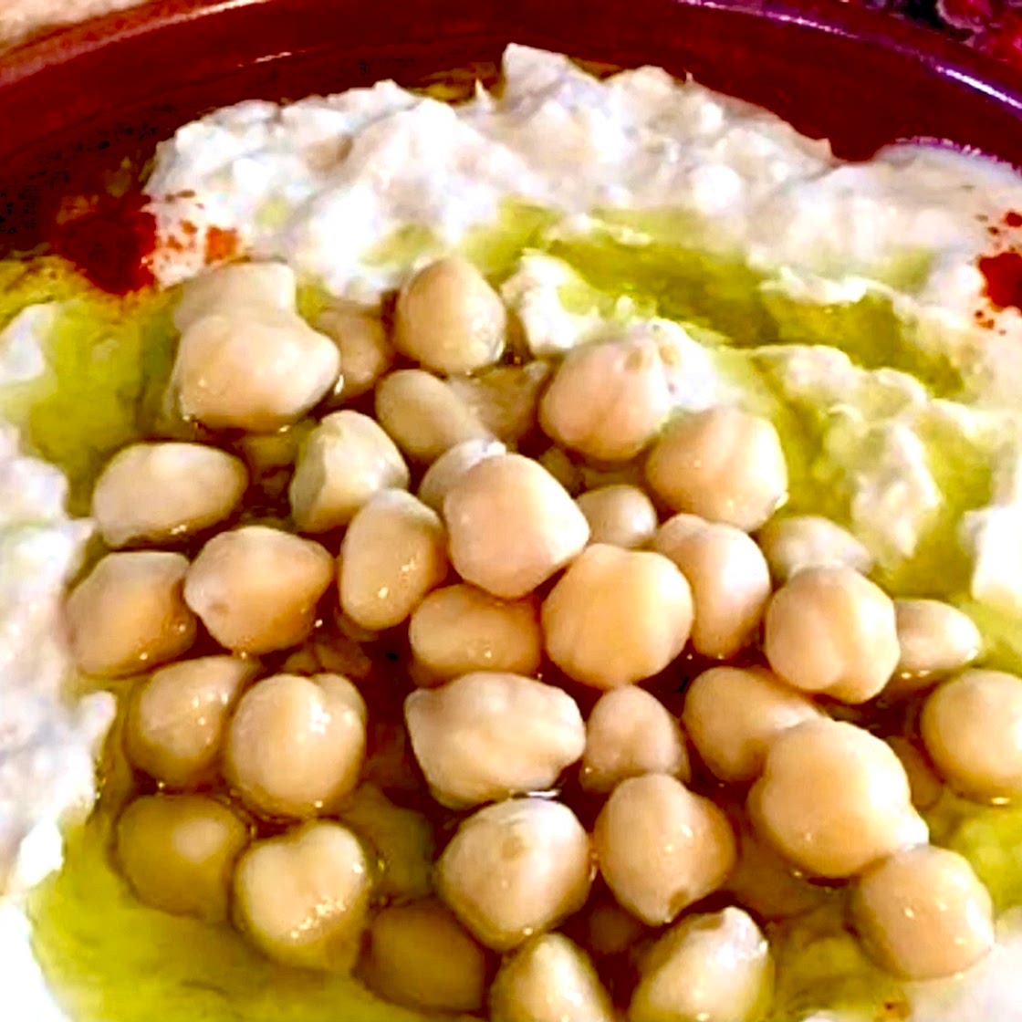 Chickpeas Msabbaha (مسبّحة الحمص)