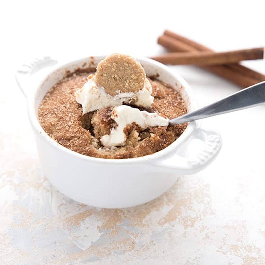 Keto Snickerdoodle Mug Cake