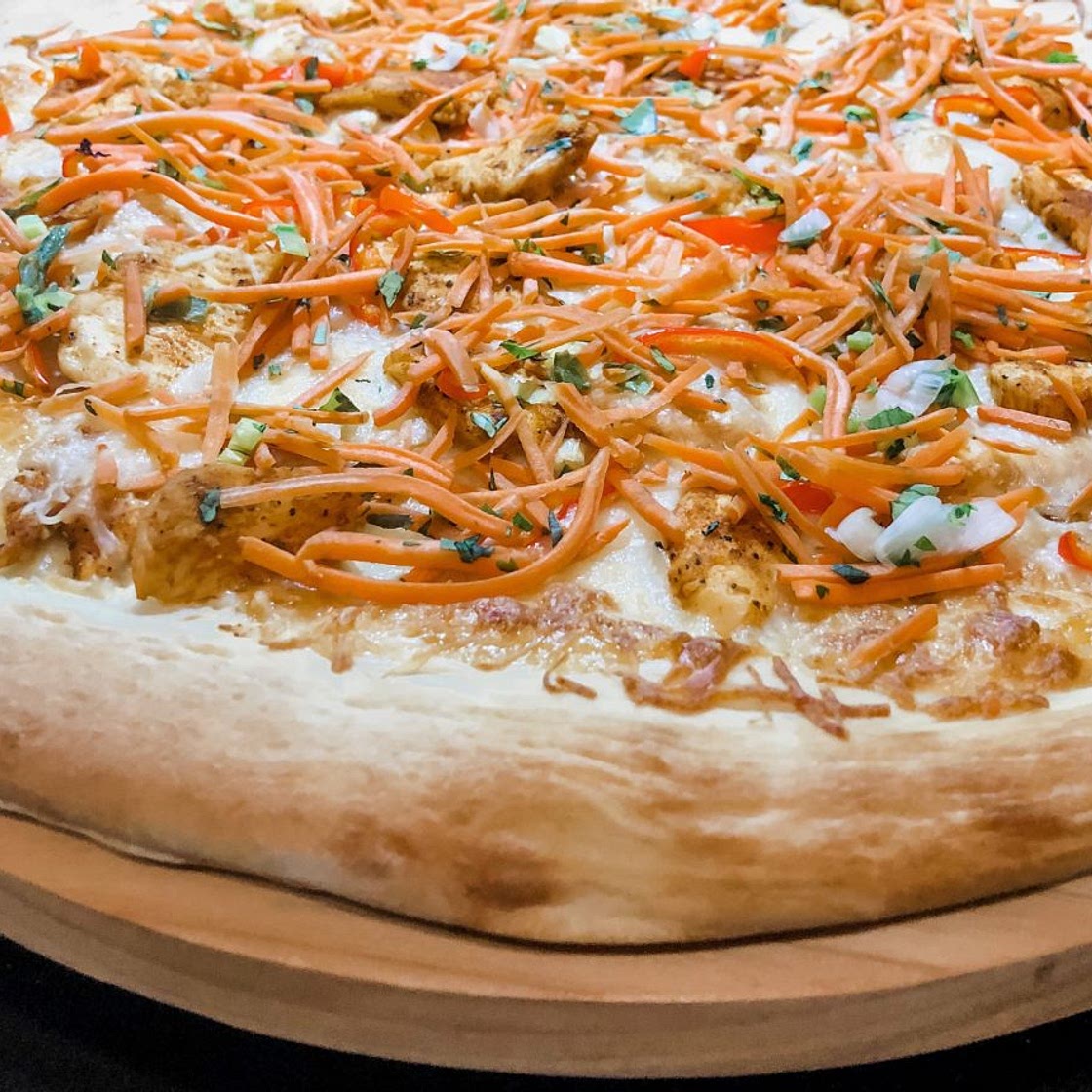 Apricot Chicken Pizza Recipe - The Hopeful Creative