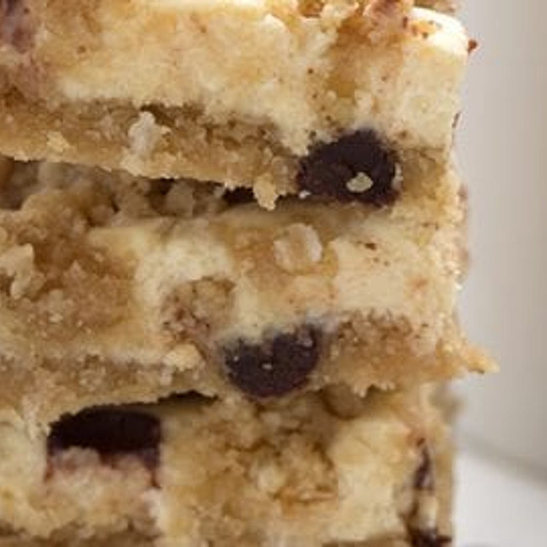 Keto Chocolate Chip Cookie Cheesecake Bars