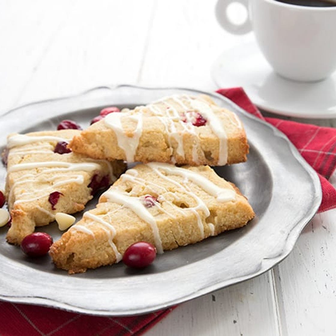 Cranberry Orange Scones - Keto Recipe