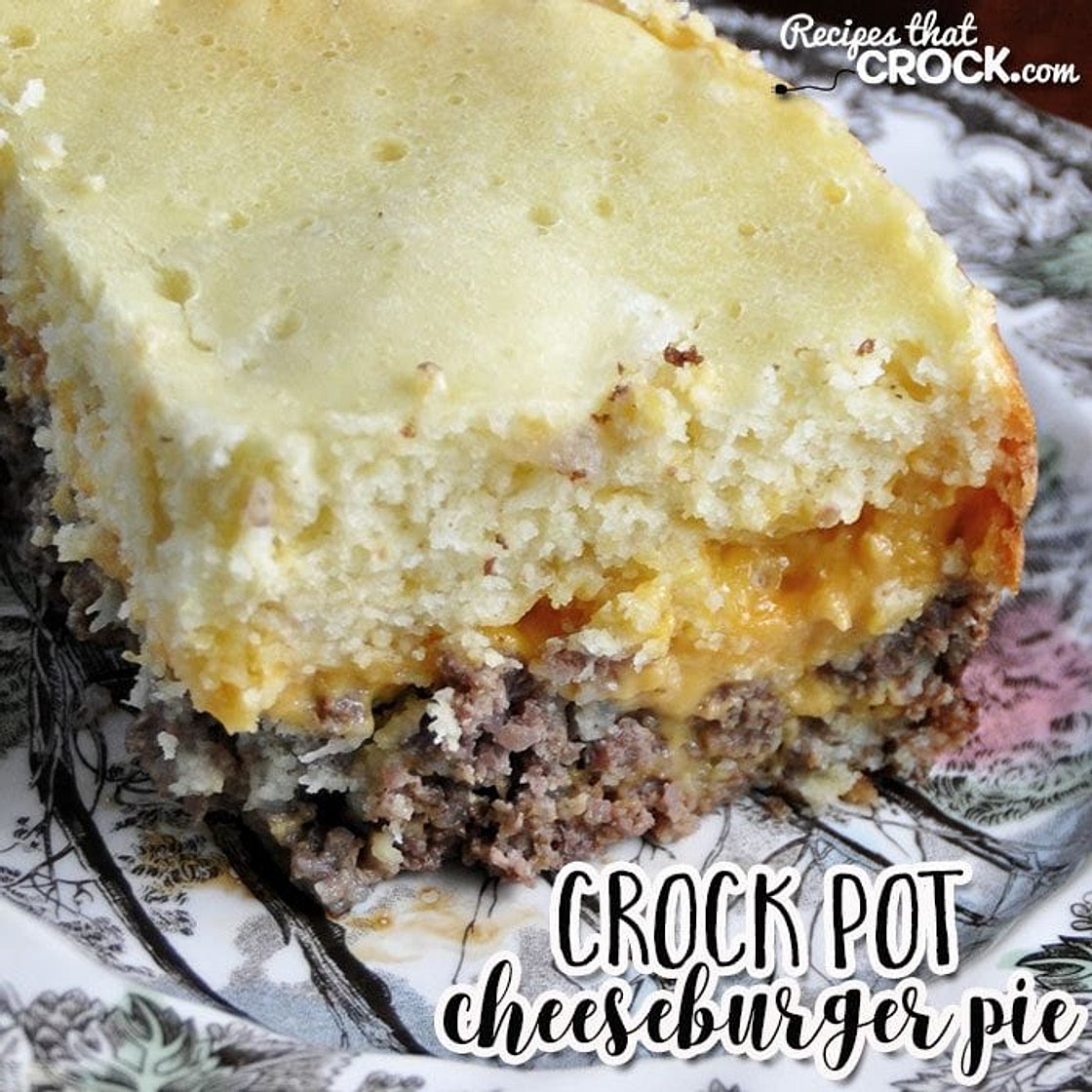 Crock Pot Cheeseburger Pie