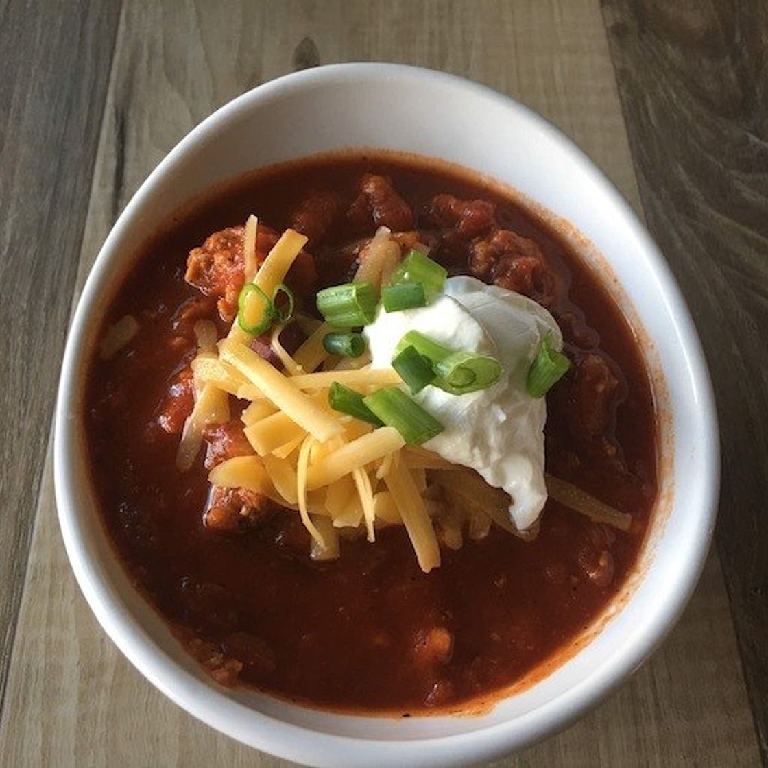 10-Minute Instant Pot Turkey Chili