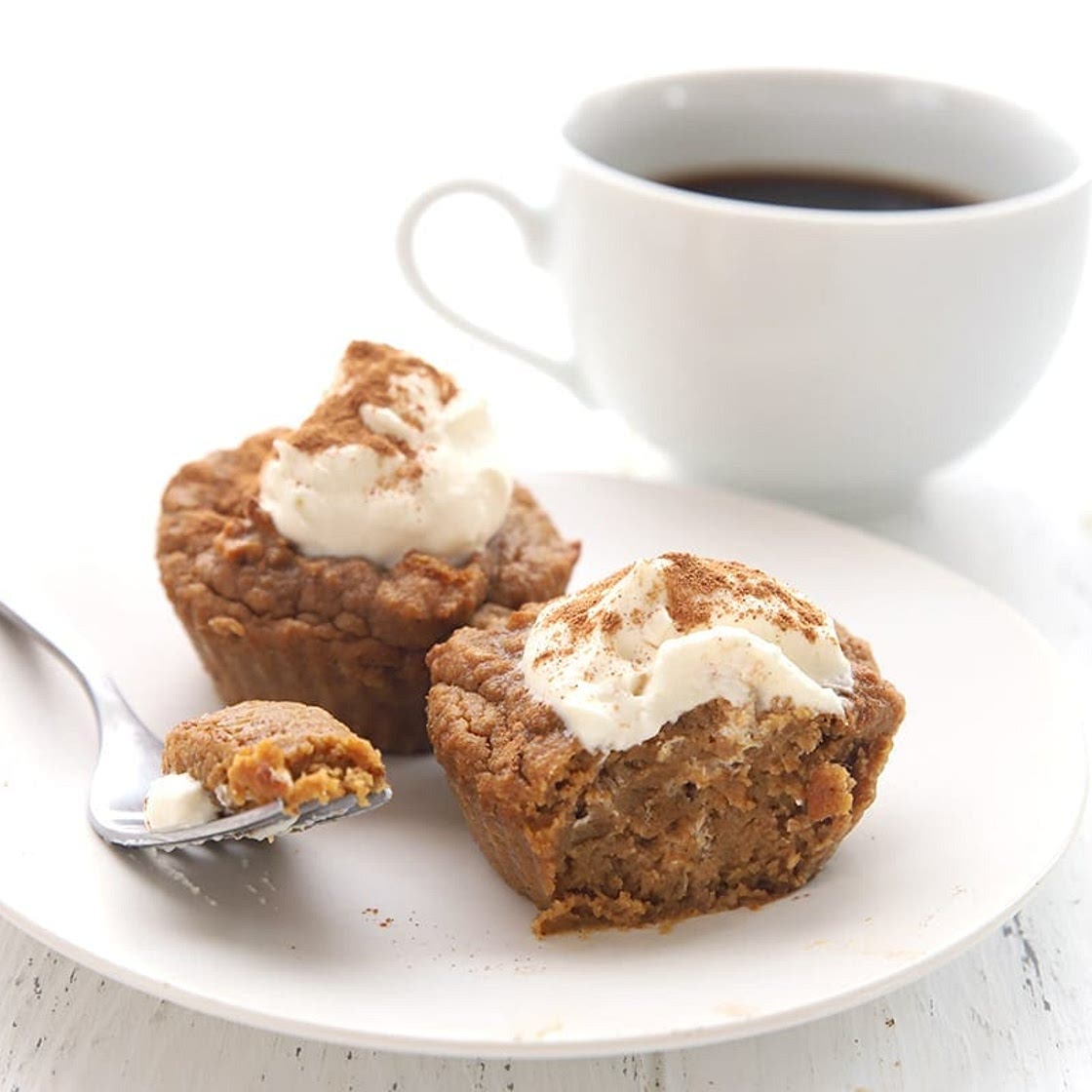 Keto Pumpkin Pie Cupcakes