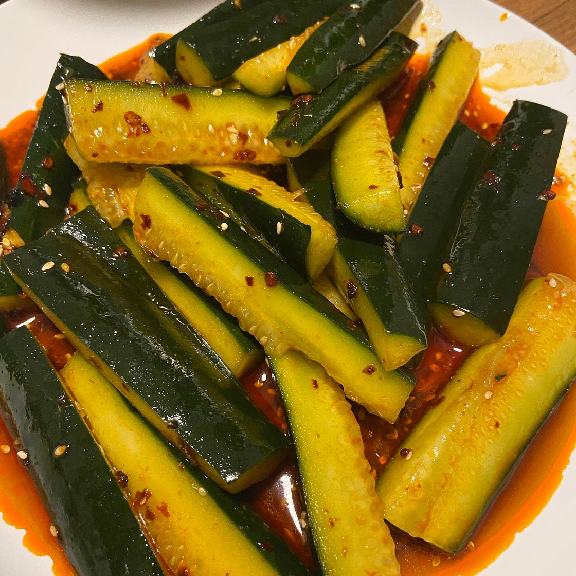 Chinese cucumber salad