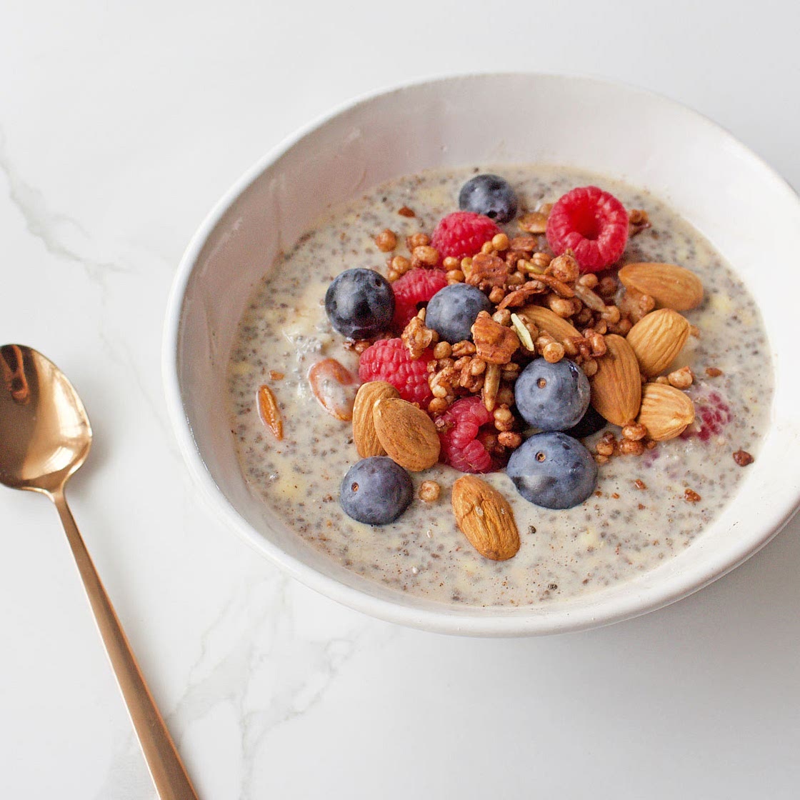 2-Step Vanilla Protein Chia Pudding