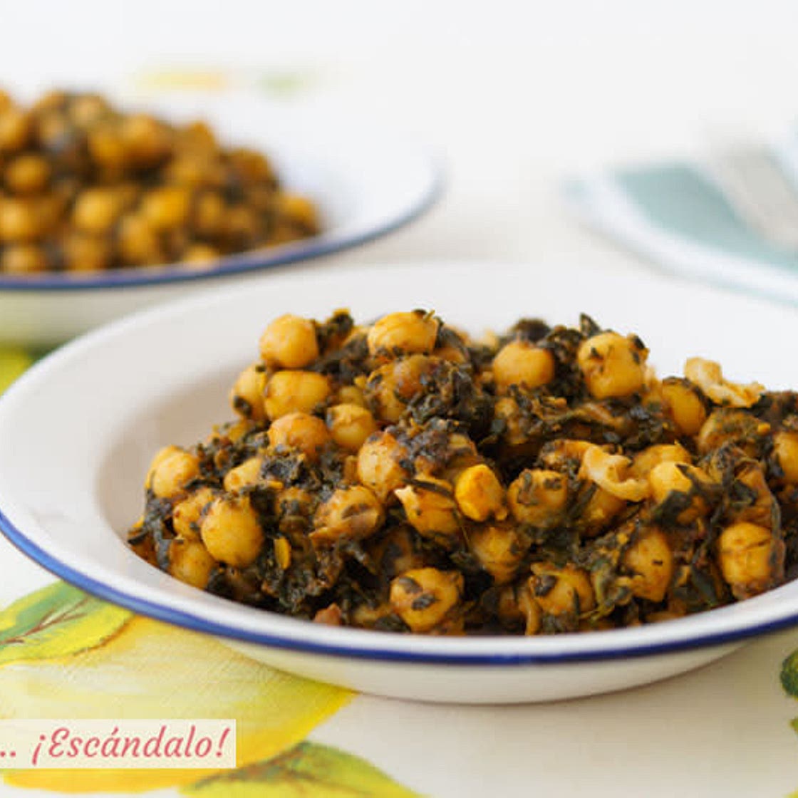 Espinacas Con Garbanzos