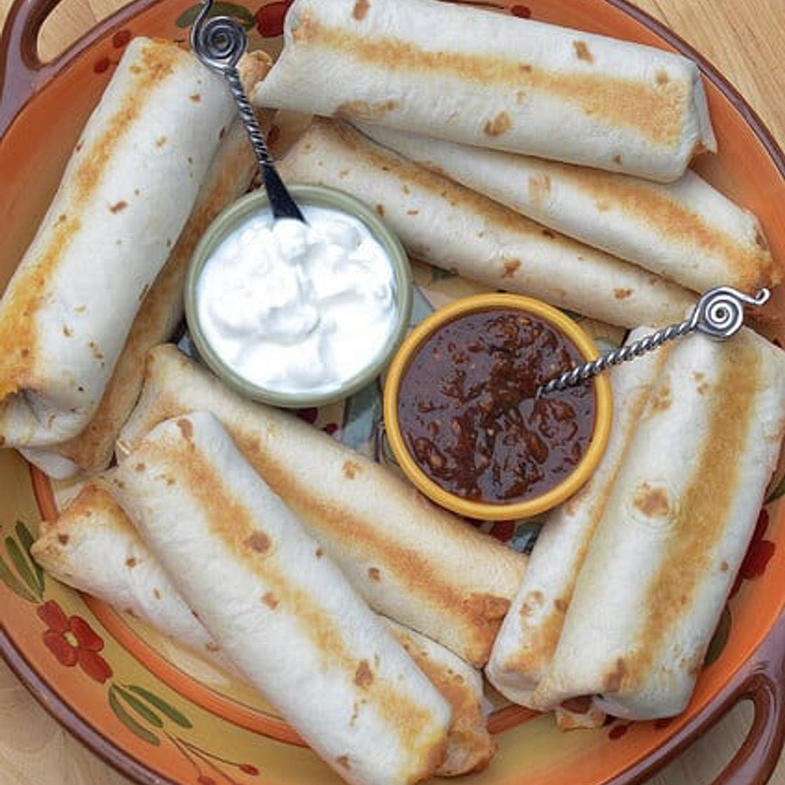 Cheesy Baked Bean and Rice Burritos