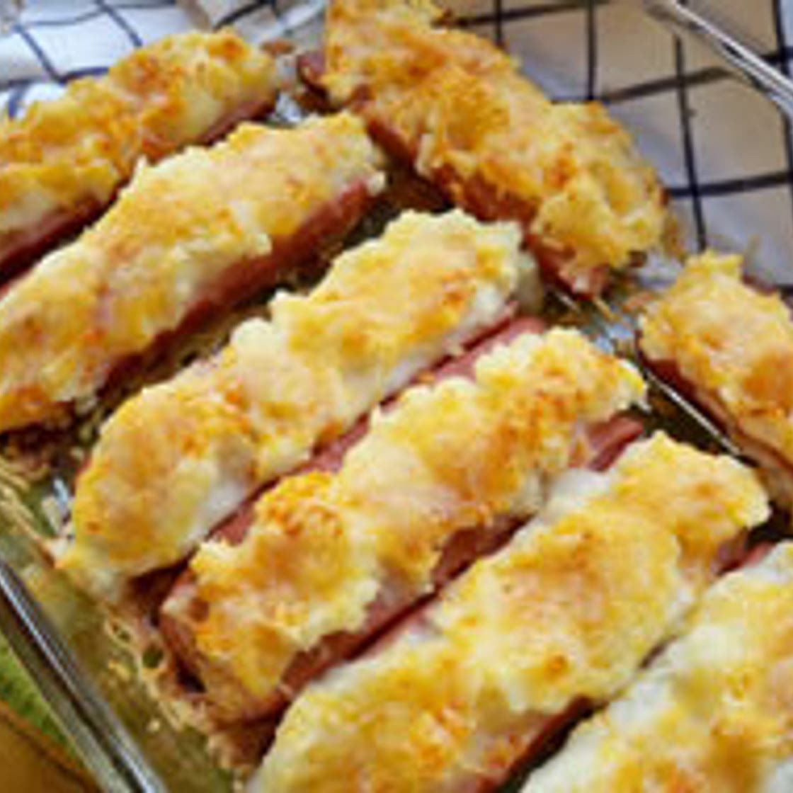 Potato Stuffed Hot Dogs Recipe
