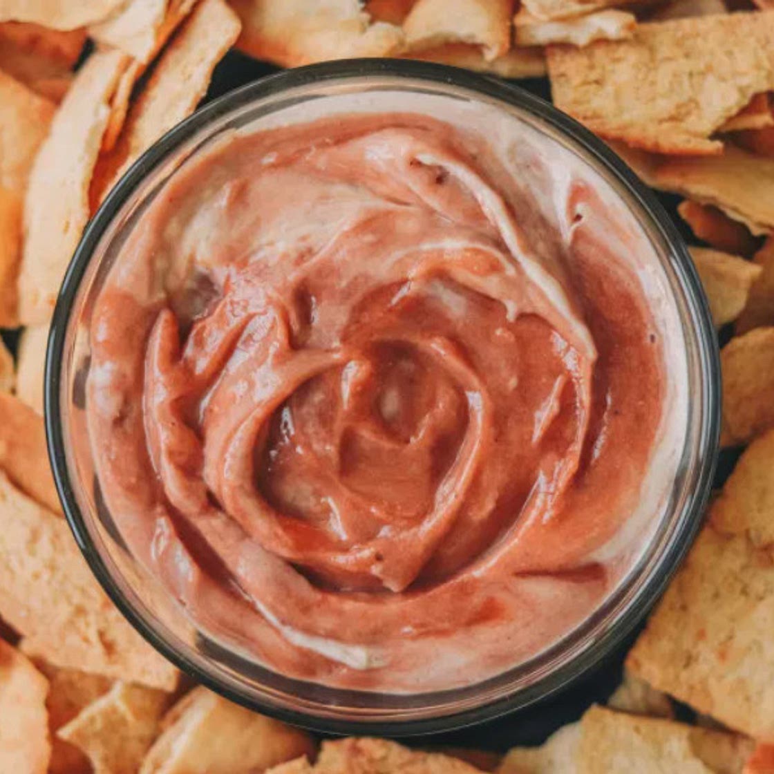Vegan Queso and guava dip