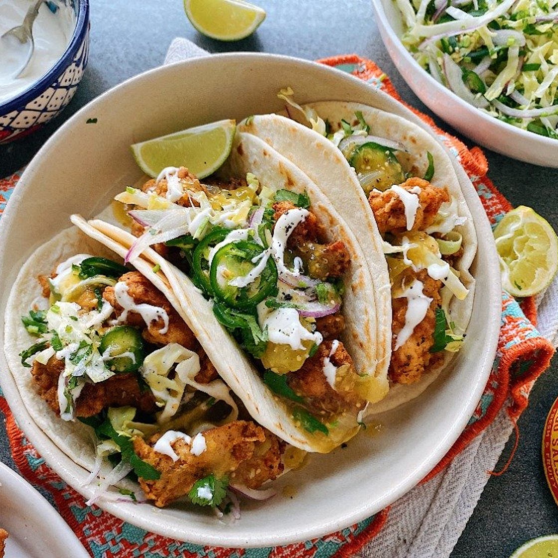 Fried Chicken Tacos Recipe
