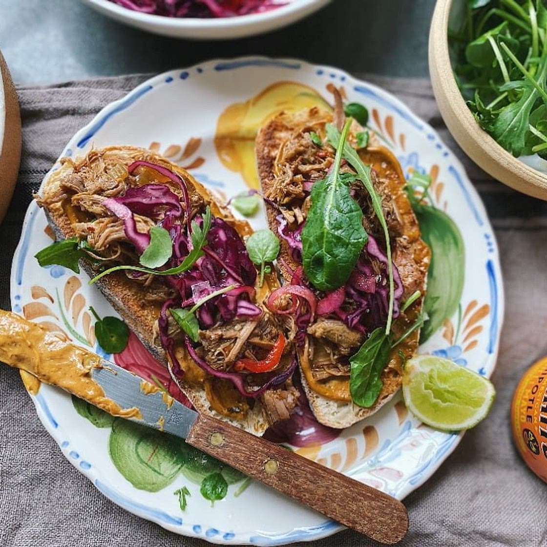 Mexican Pulled Pork Sandwich