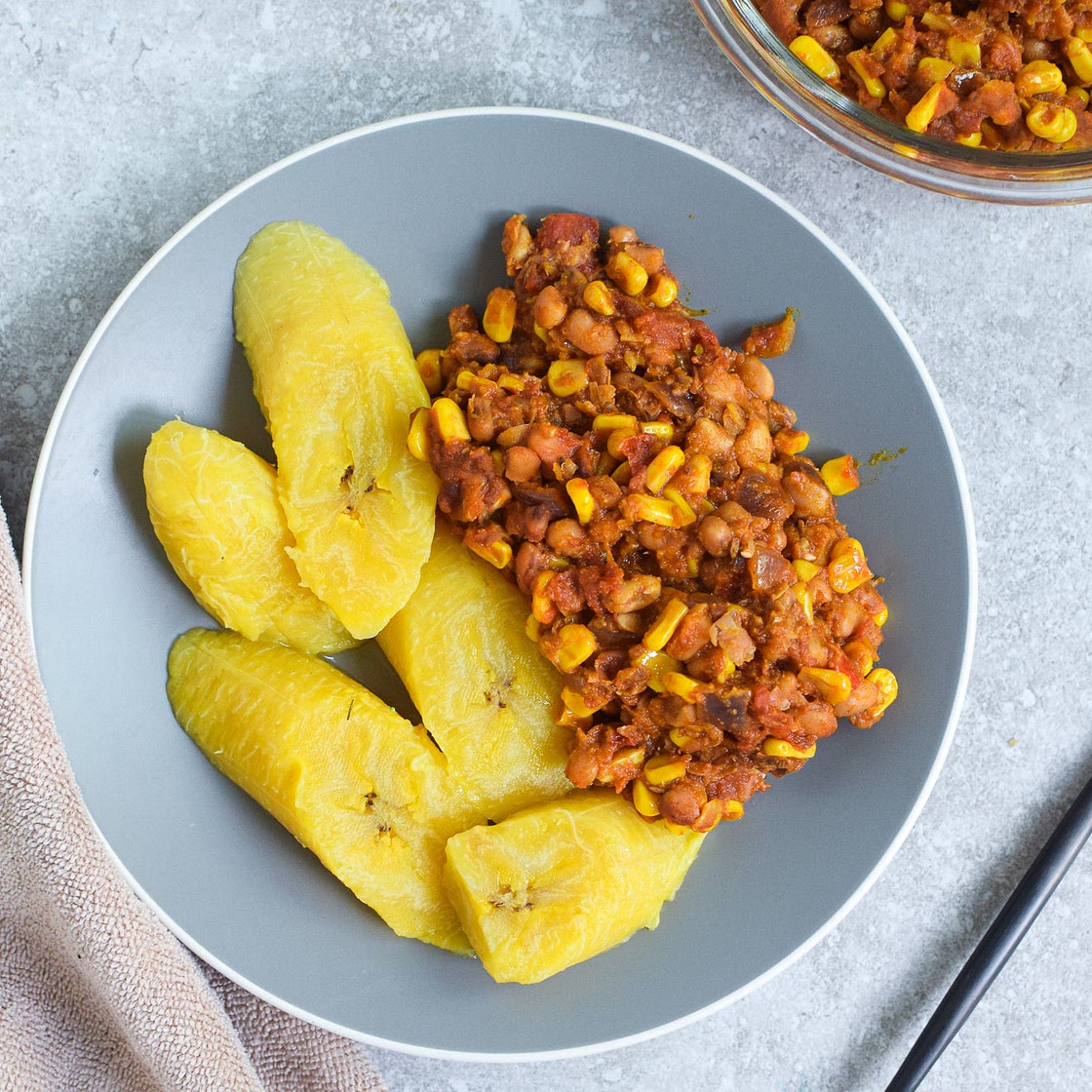 Adalu (Nigerian Bean and Corn Porridge)