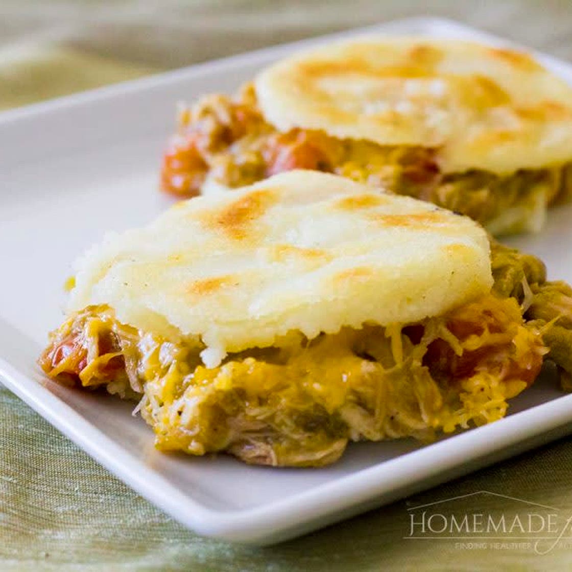 CHILE VERDE AREPAS
