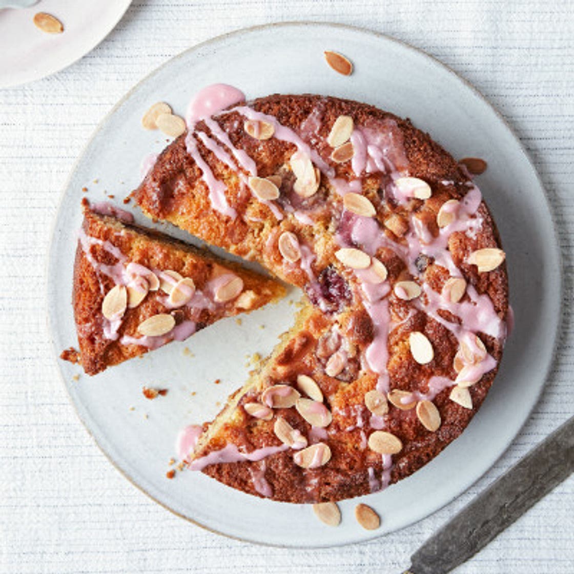 Cherry Bakewell cake