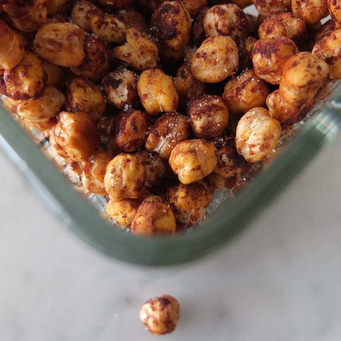 Garbanzos crunch con canela