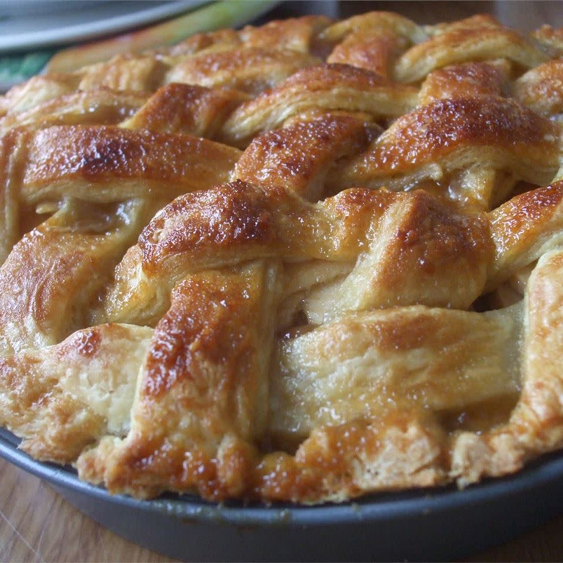 Flaky pie crust