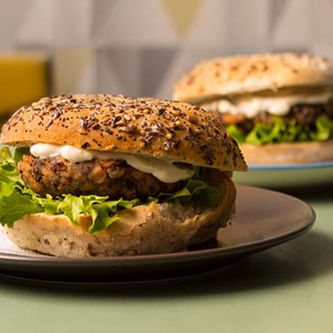 Carrot, Cumin and Kidney Bean Burger