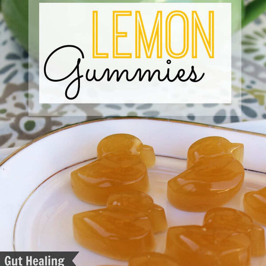 Homemade Lemon Gummy Bears Recipe - Hollywood Homestead
