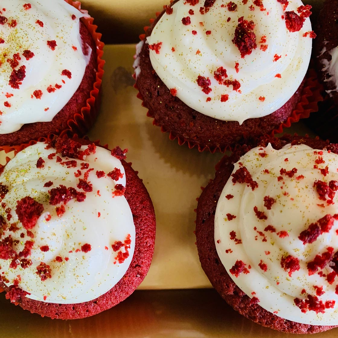 Auntie’s Red Velvet cupcakes 