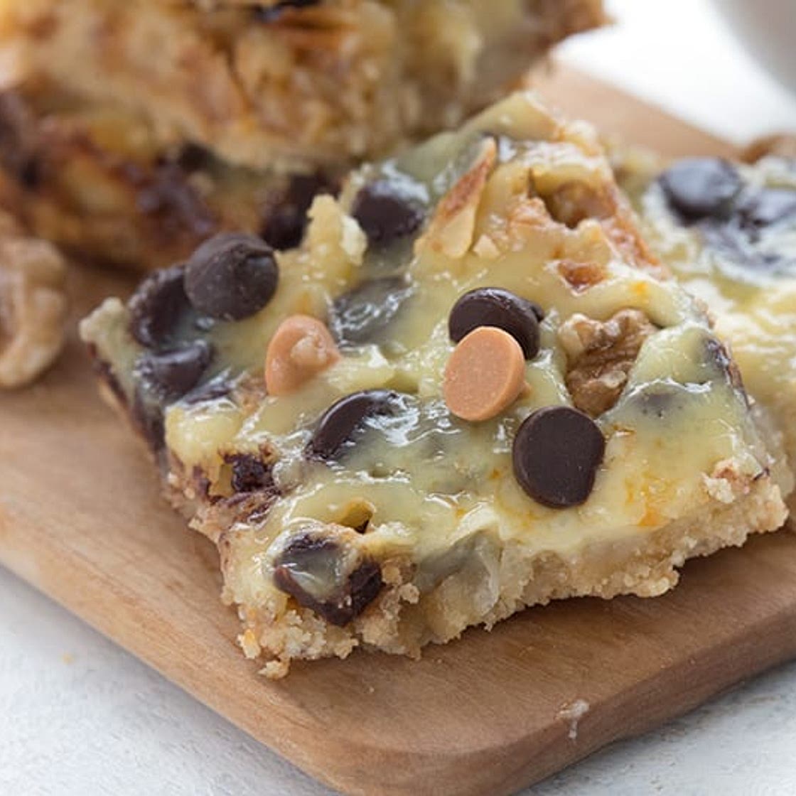 Keto Magic Cookie Bars