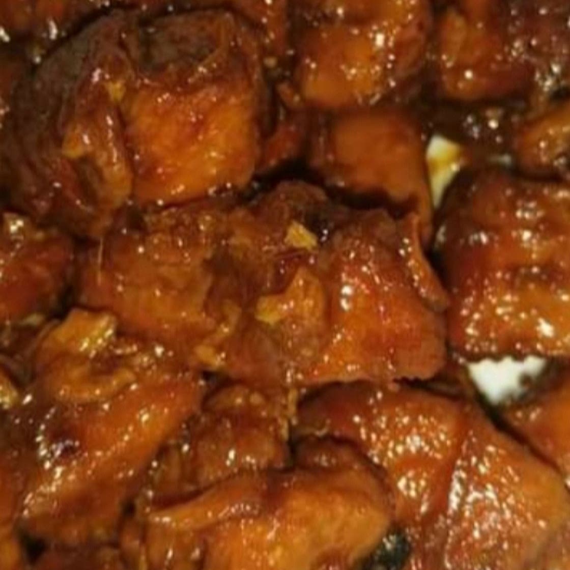 Sticky honey chicken