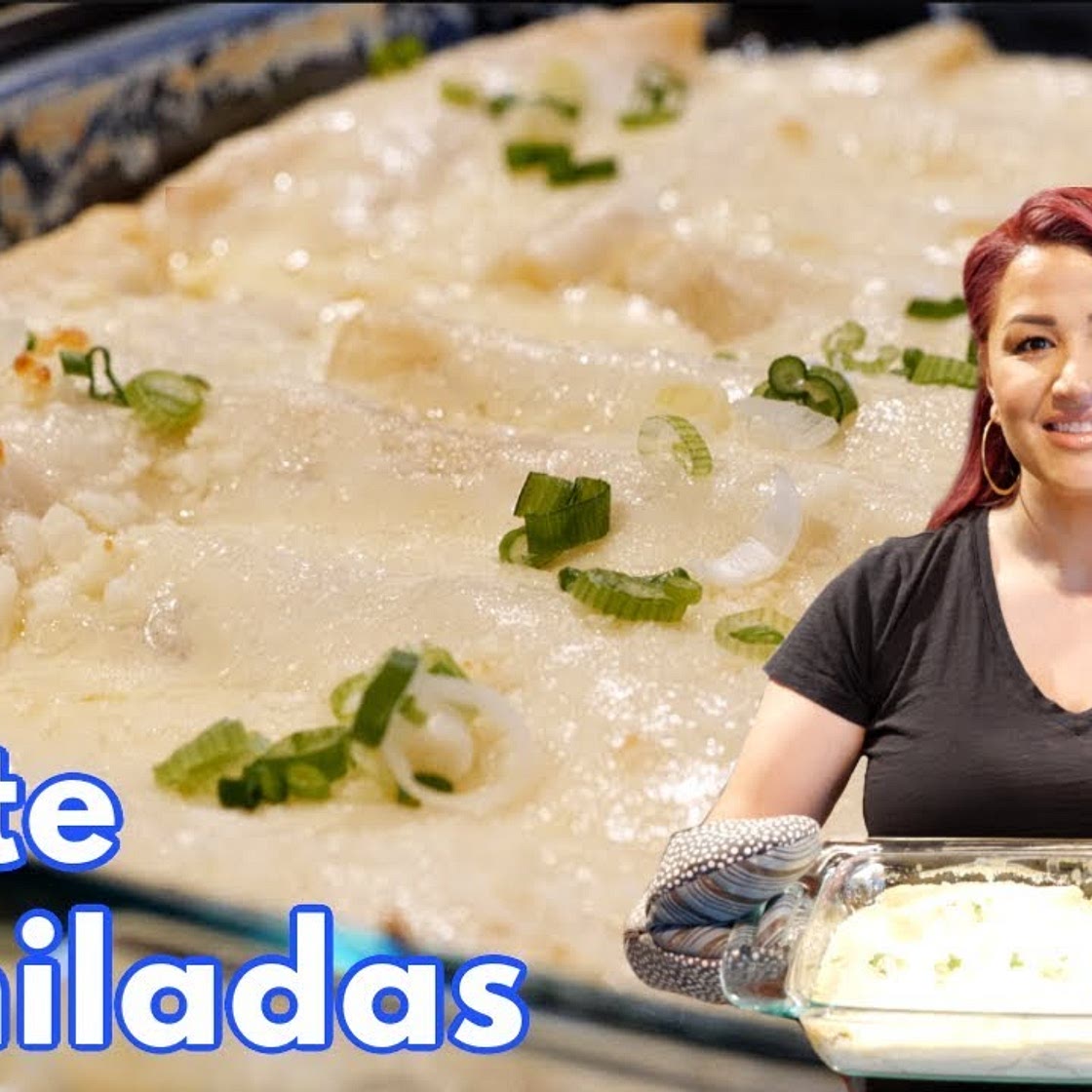 How to make THE BEST CREAMY Chicken Enchiladas (Encremadas) Recipe | Views on the road Enchiladas