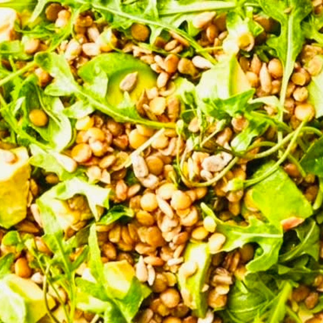 Lentil & Avocado Salad