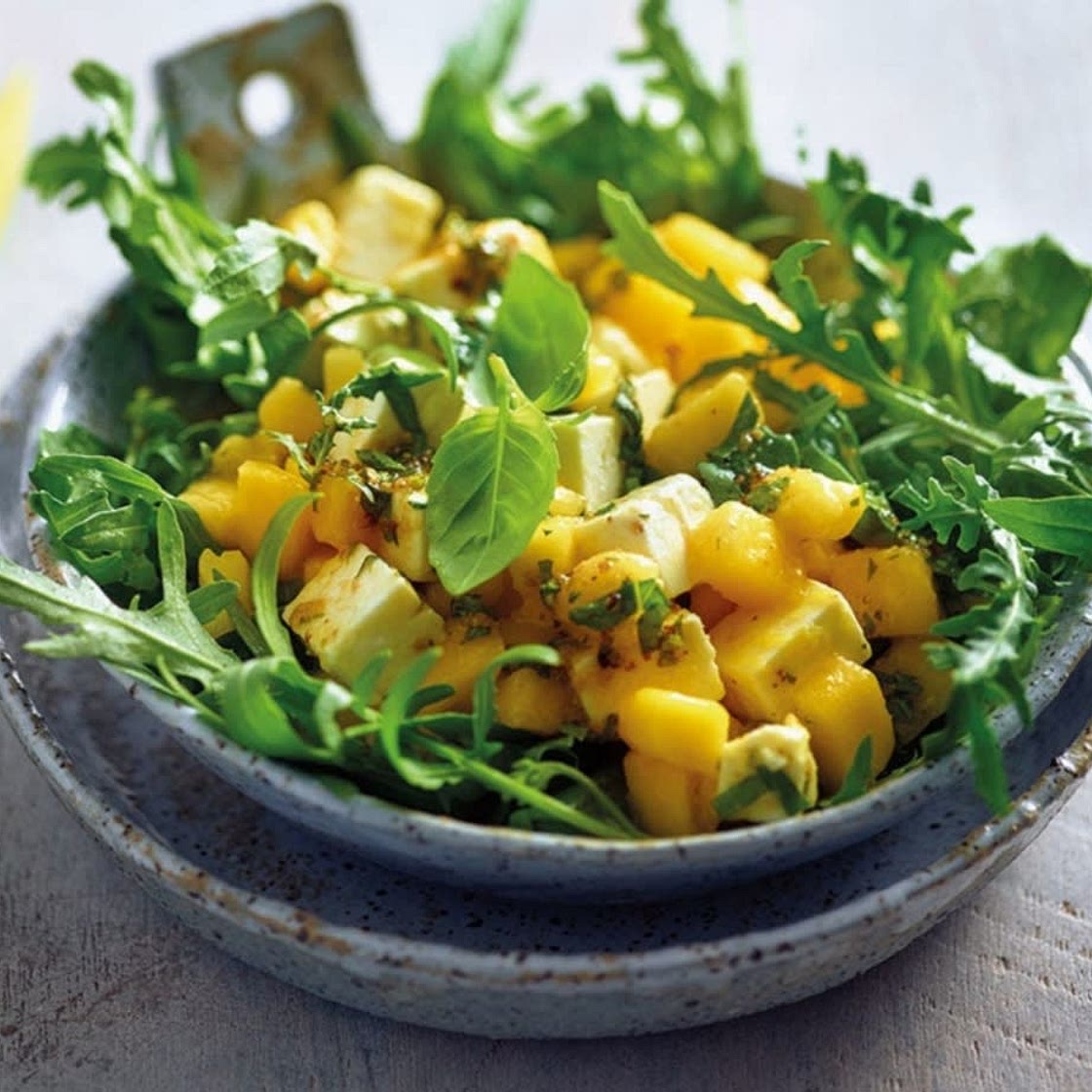 Mango Schafskäse Salat