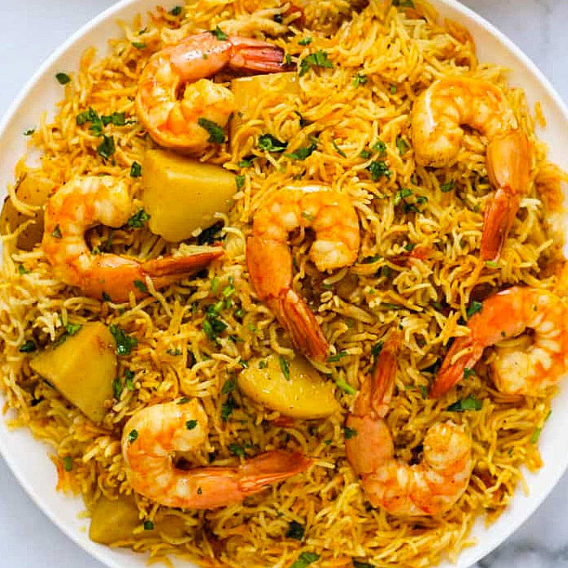 Shrimp Biryani