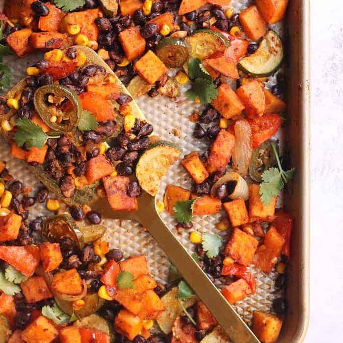 Sheet Pan Mexican Veggie Dinner