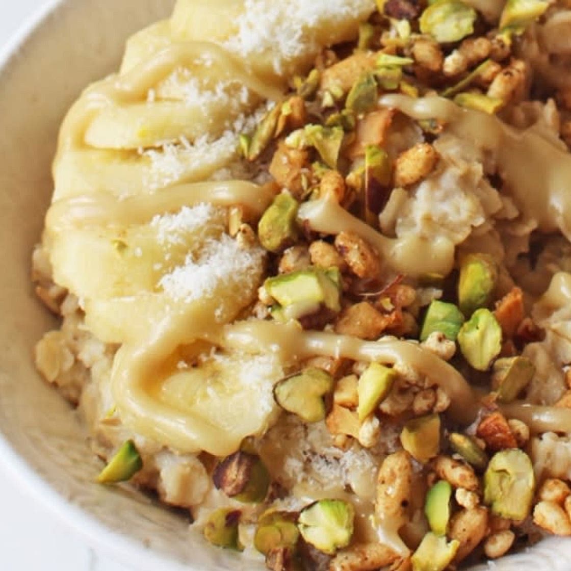 Salted Caramel Coconut Oats