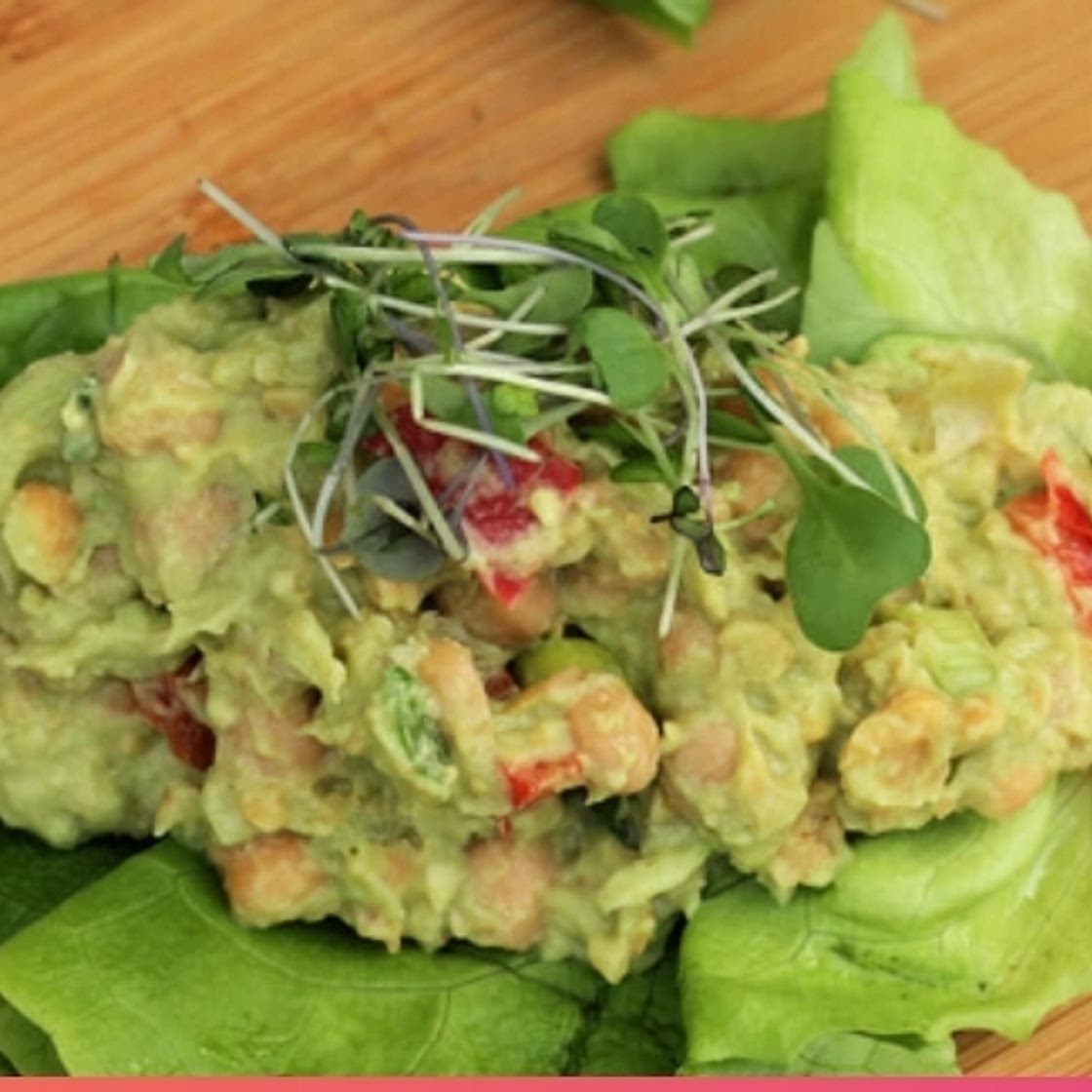 Chickpea Avocado Wraps