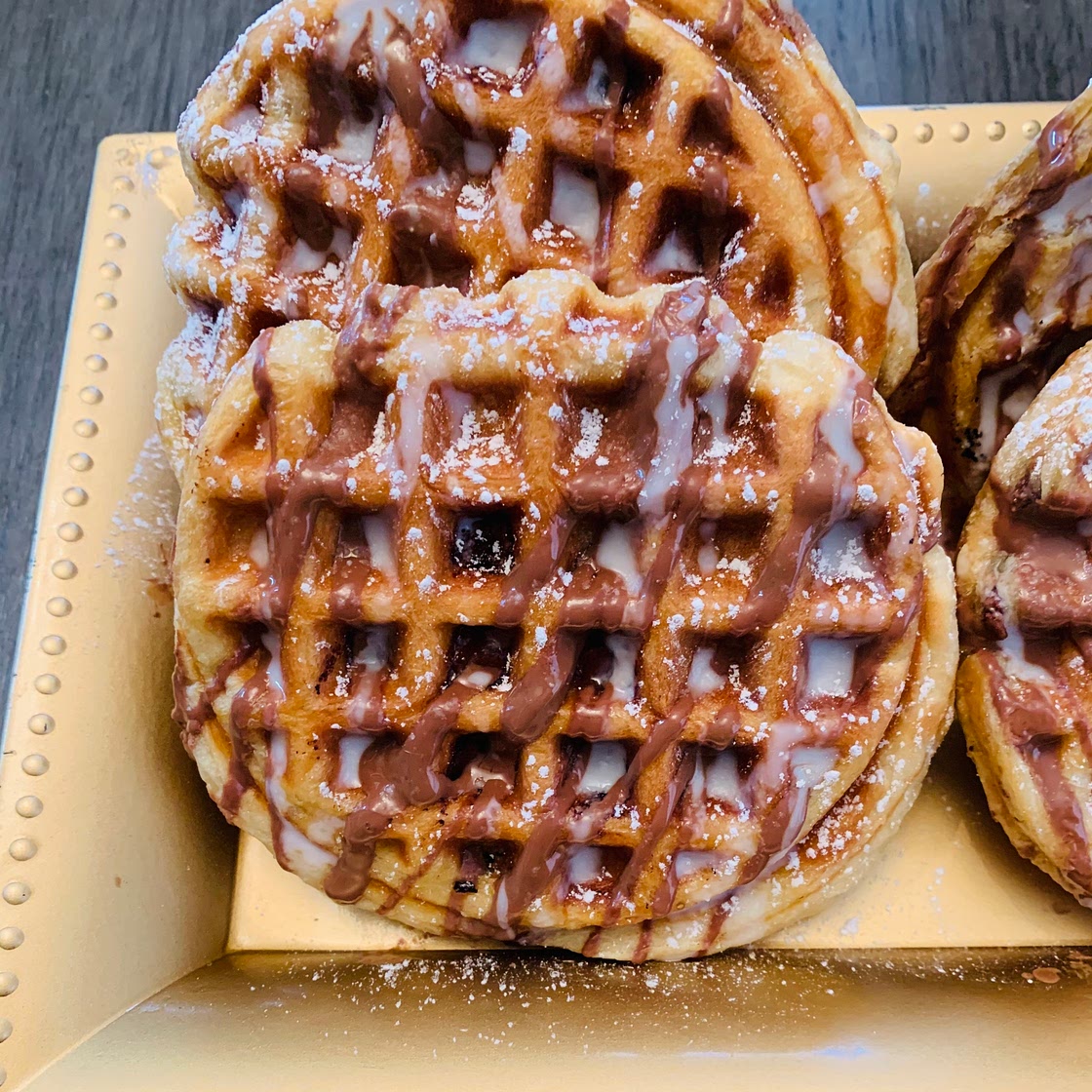 Auntie’s Stuffed Breakfast Waffles