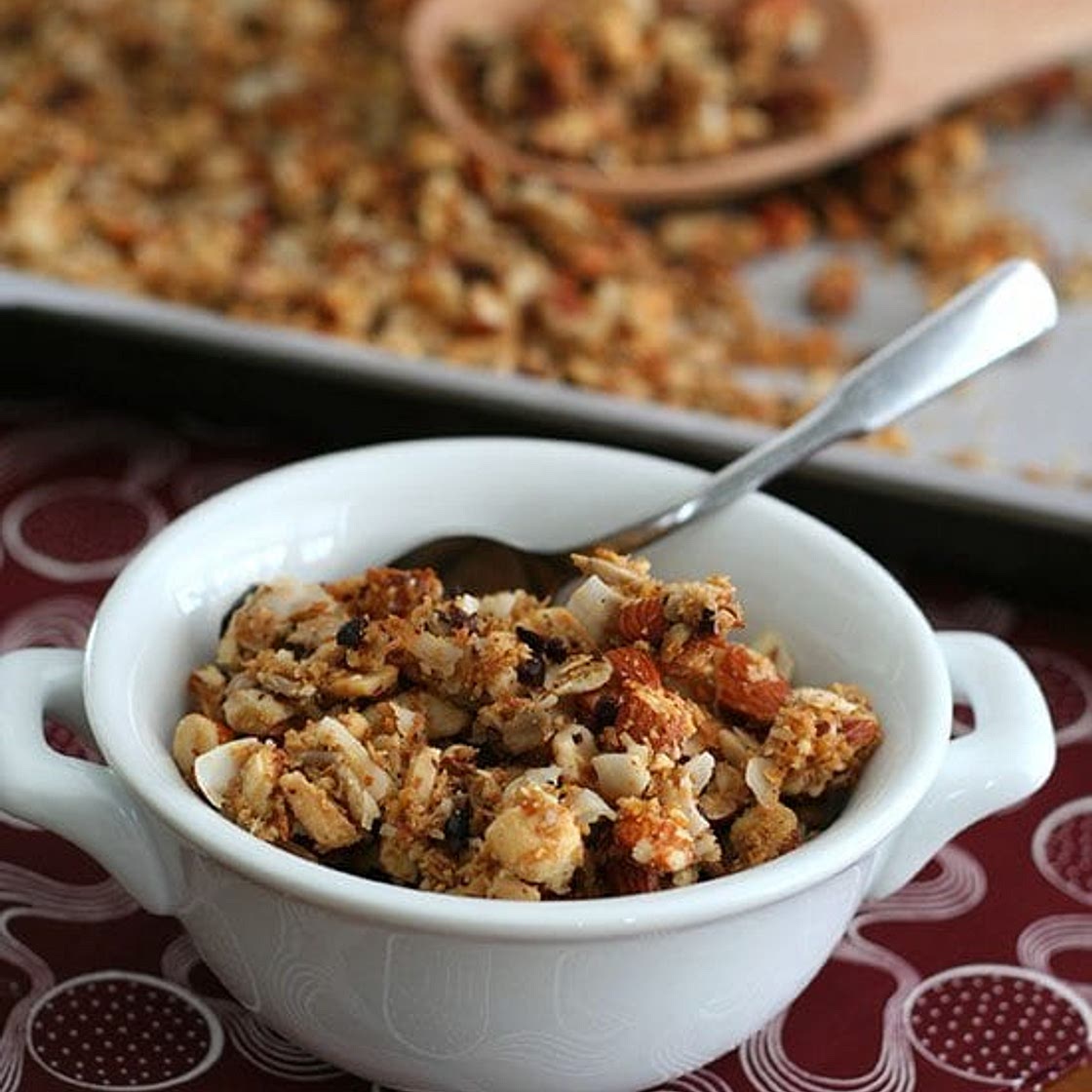 Paleo Coconut Cacao Nib Granola