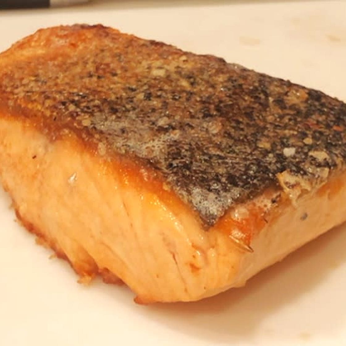 Pan Seared Salmon with Crispy Skin