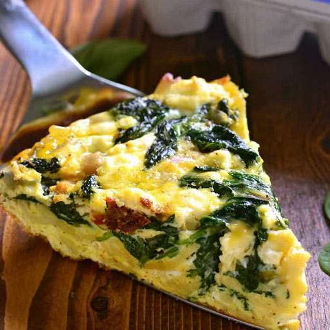 Mediterranean Pasta Frittata