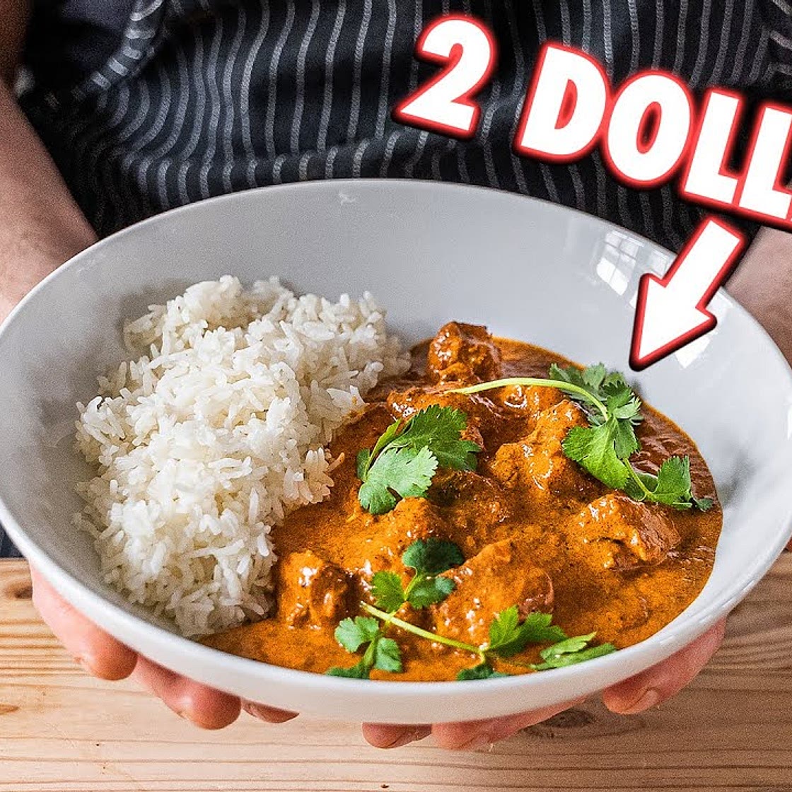 Joshua Weissman Curry Butter Chicken