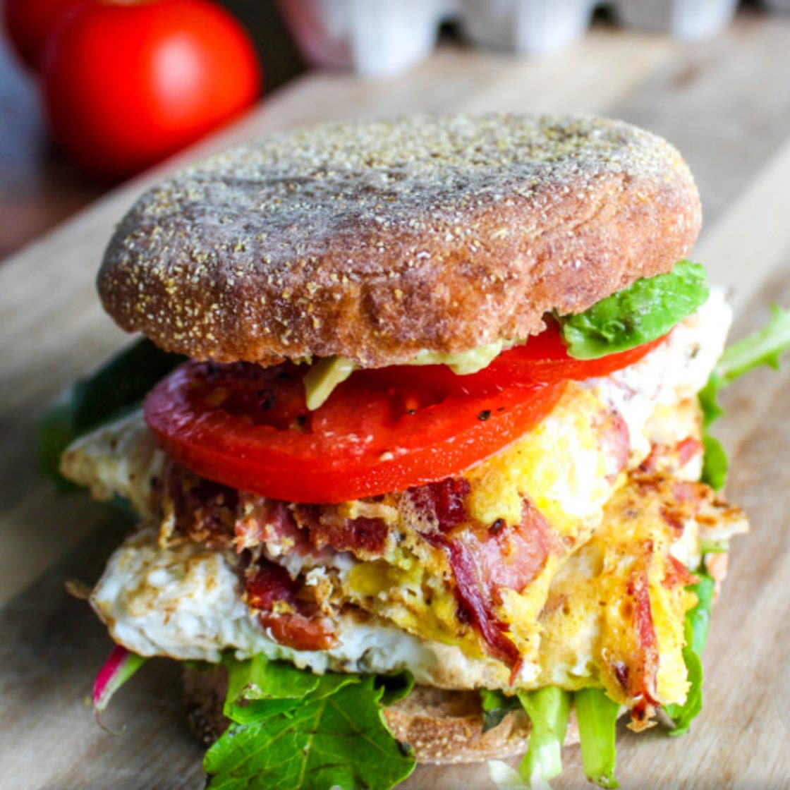 Bacon Egg & Avocado Sandwich