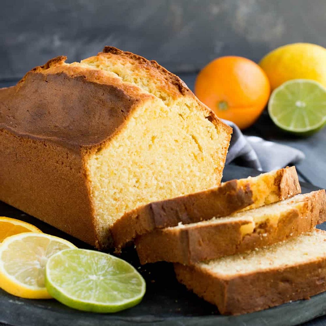 Triple Citrus Pound Cake