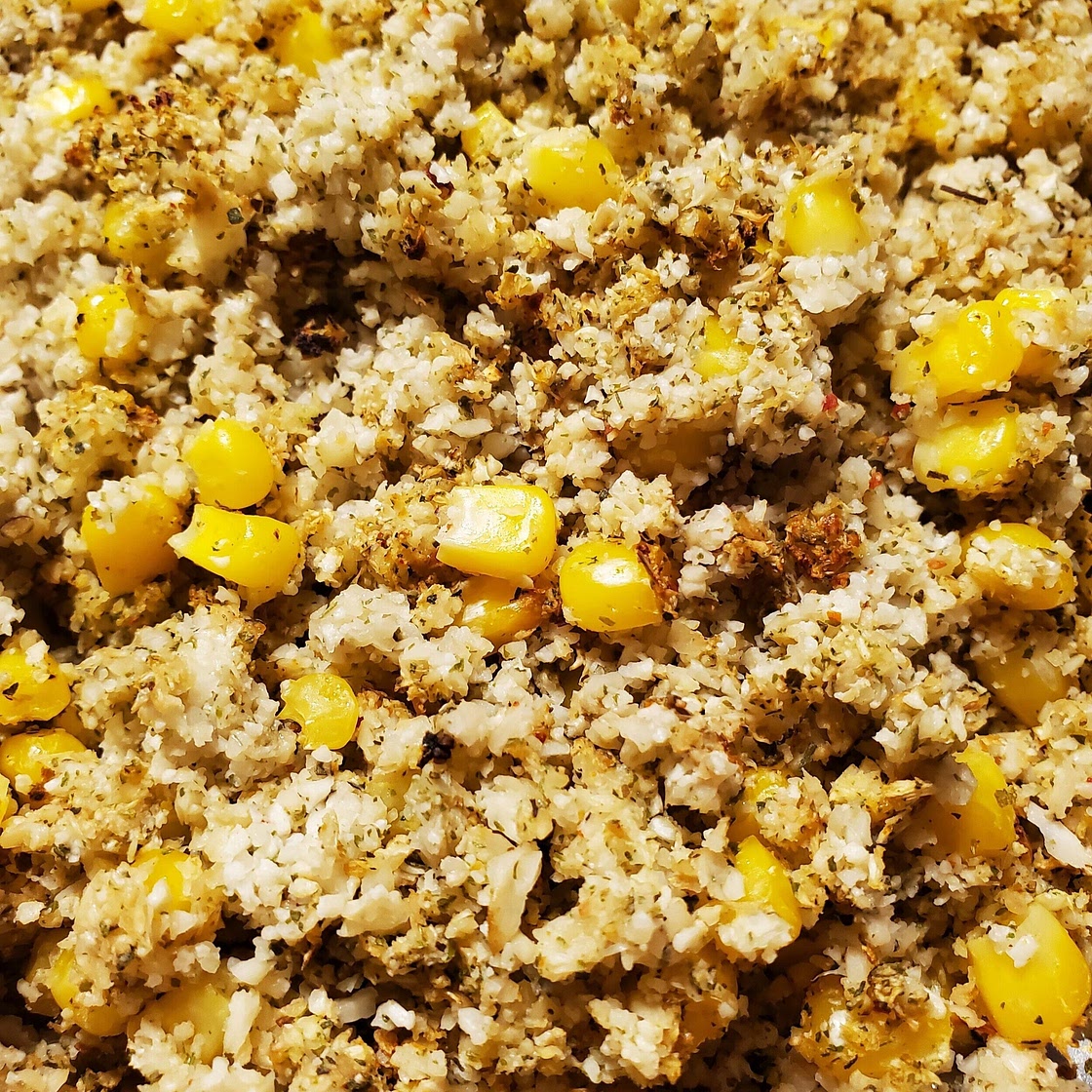 Chimichurri Riced Cauliflower — Spicin' and Dicin'