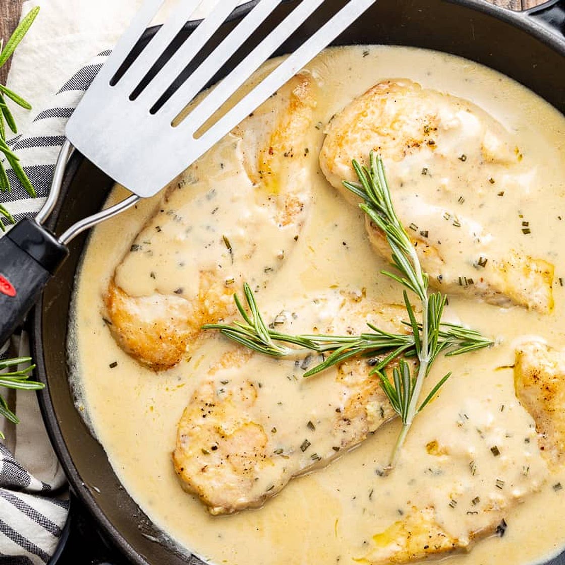 Chicken With Rosemary Sauce