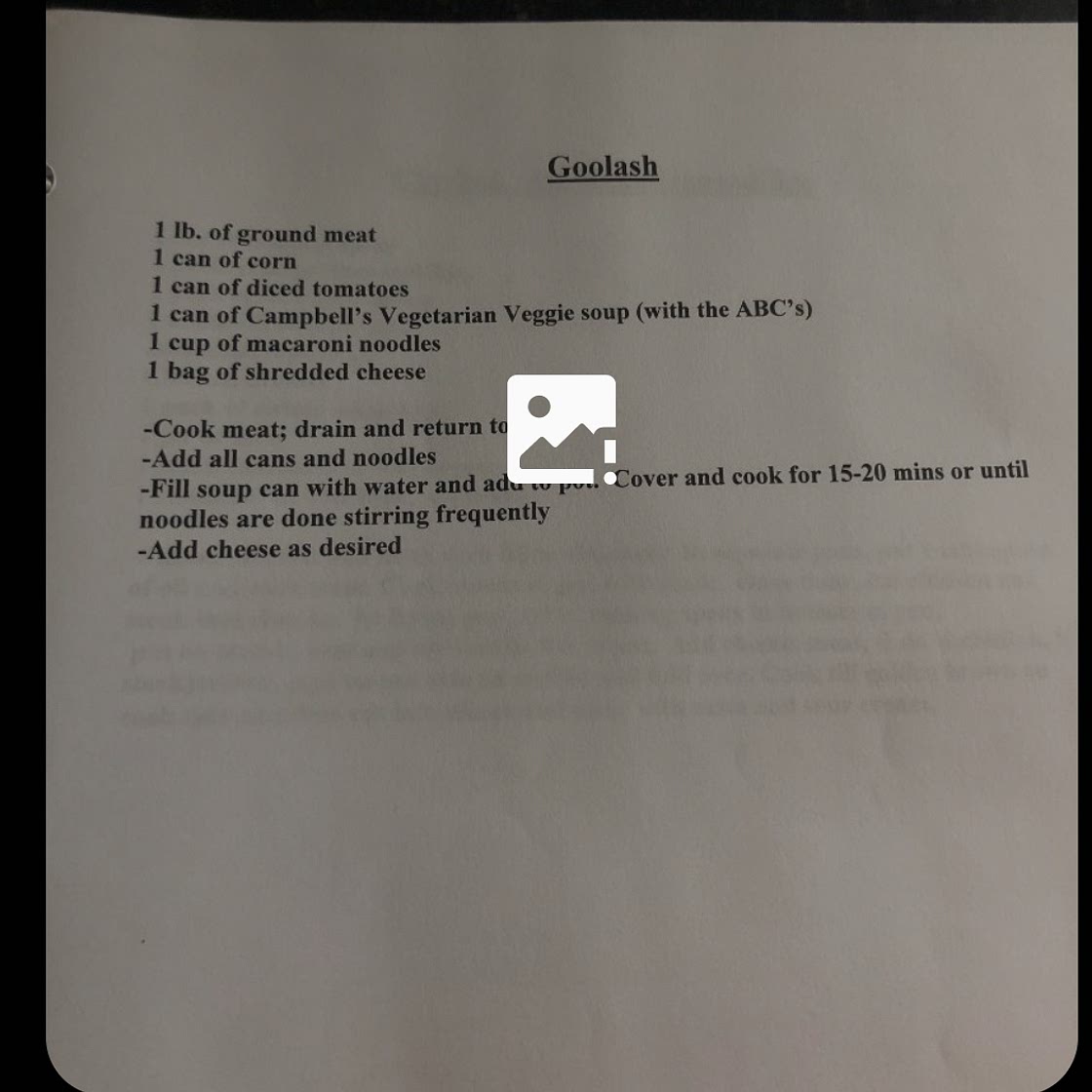 Goolash