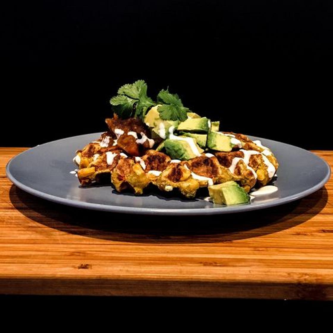 Savoury Corn Waffles