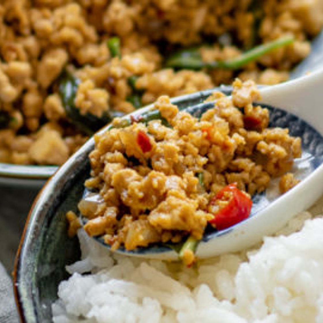 Spicy Thai Basil Tofu