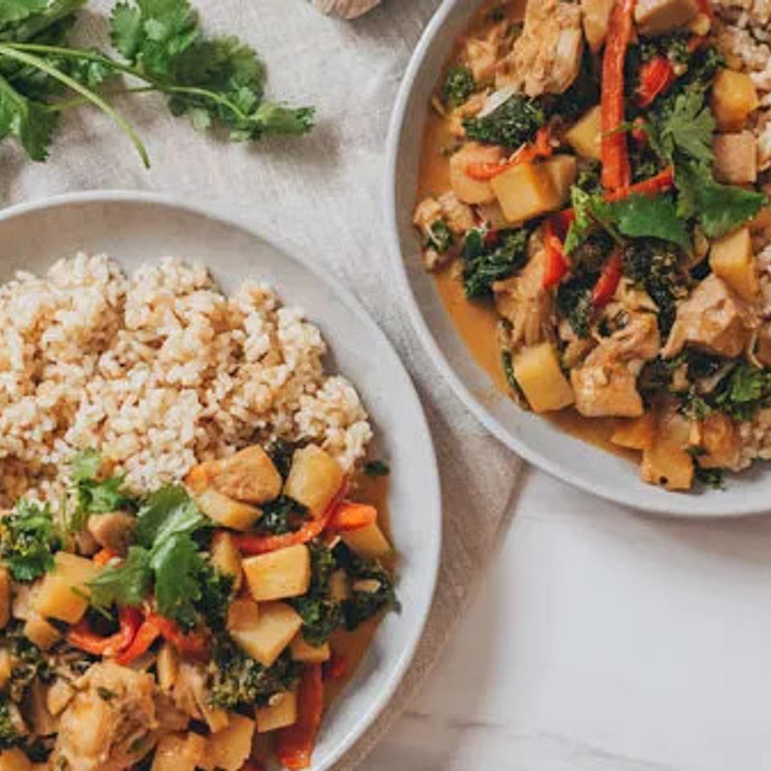 Vegan Chickpea Jackfruit Curry