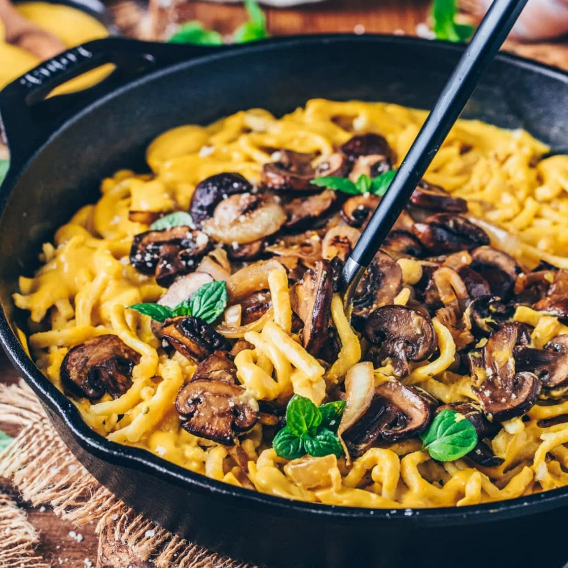 German Vegan Cheese Spaetzle - Bianca Zapatka
