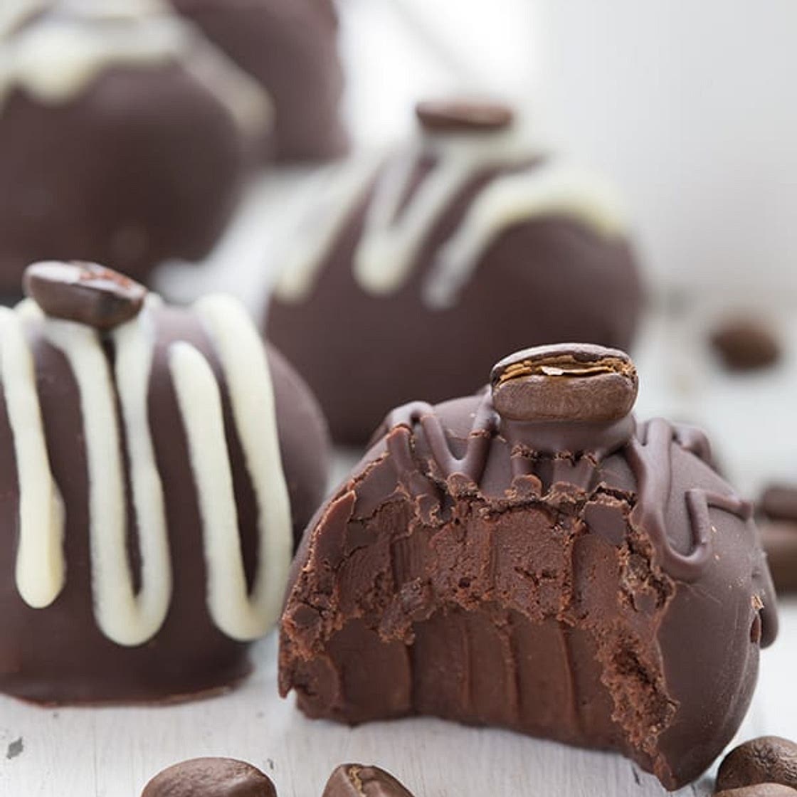 Keto Chocolate Espresso Truffles