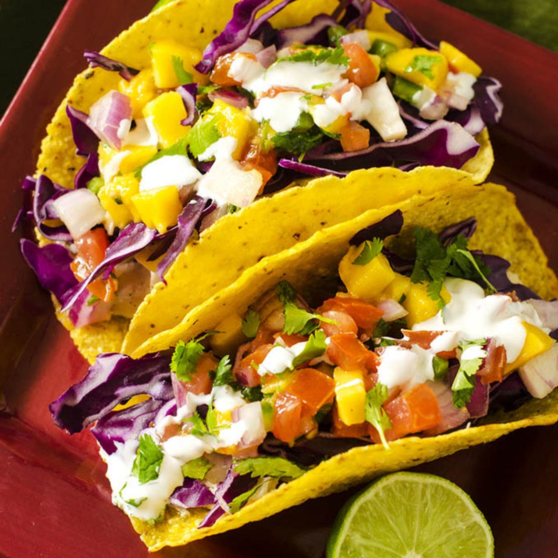 Mango Chicken Tacos